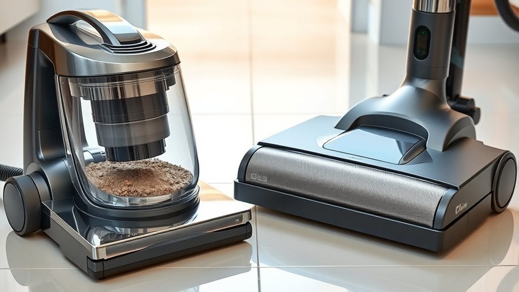 vacuum types comparison overview