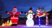 large festive yard inflatables