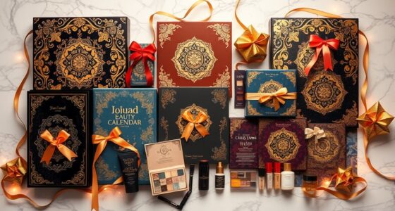 luxury beauty holiday countdown