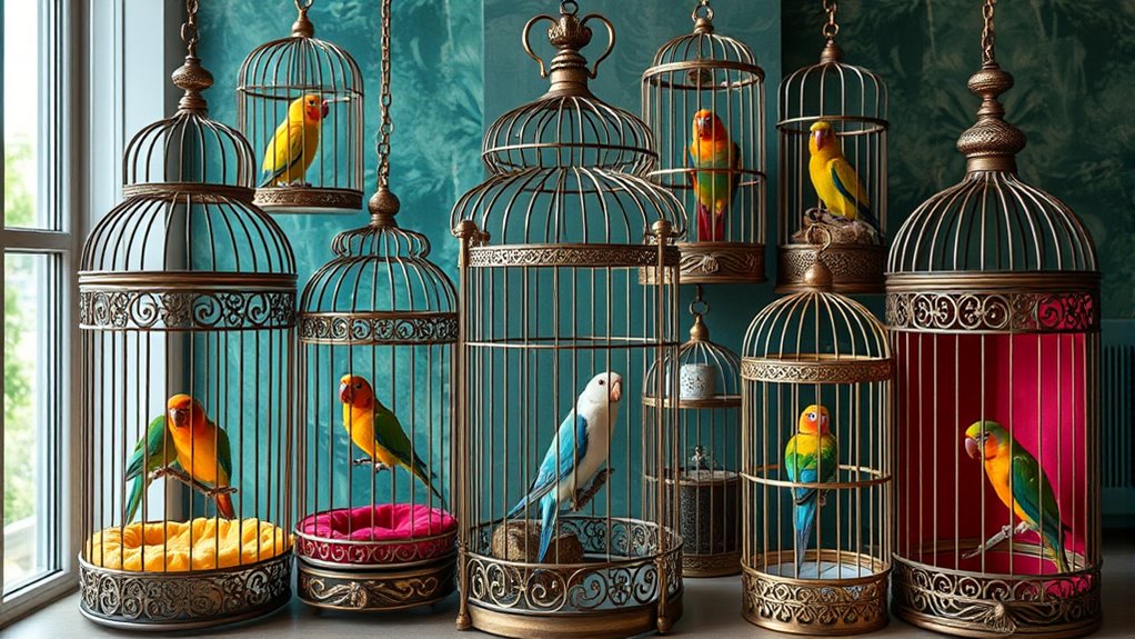 luxury bird cages collection