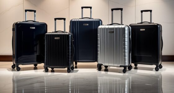 luxury durable travel luggage