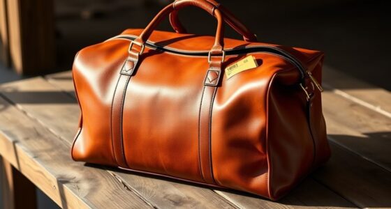 luxury leather travel bags