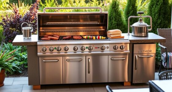 luxury outdoor grilling options
