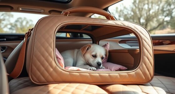 luxury travel dog carriers