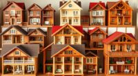 luxury wooden dollhouse collections