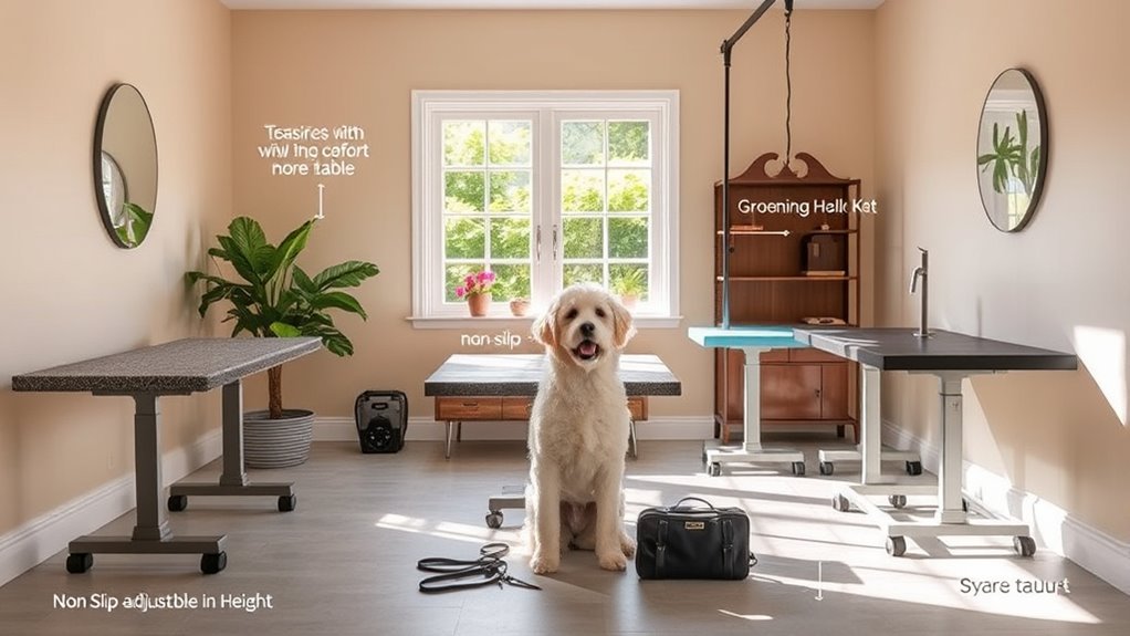 pet grooming table considerations