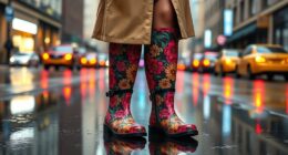 stylish durable rain footwear