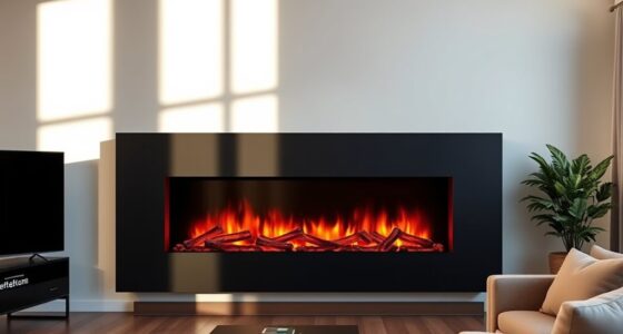 top ventless electric fireplaces