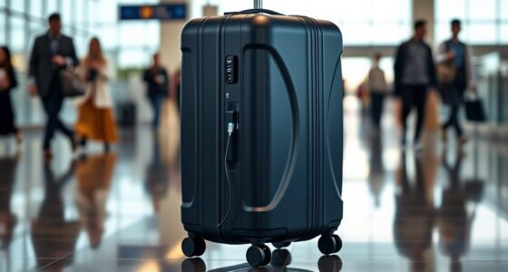 travel friendly luggage with charging