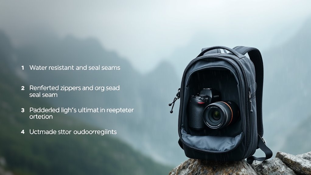 weatherproof gear organization comfort