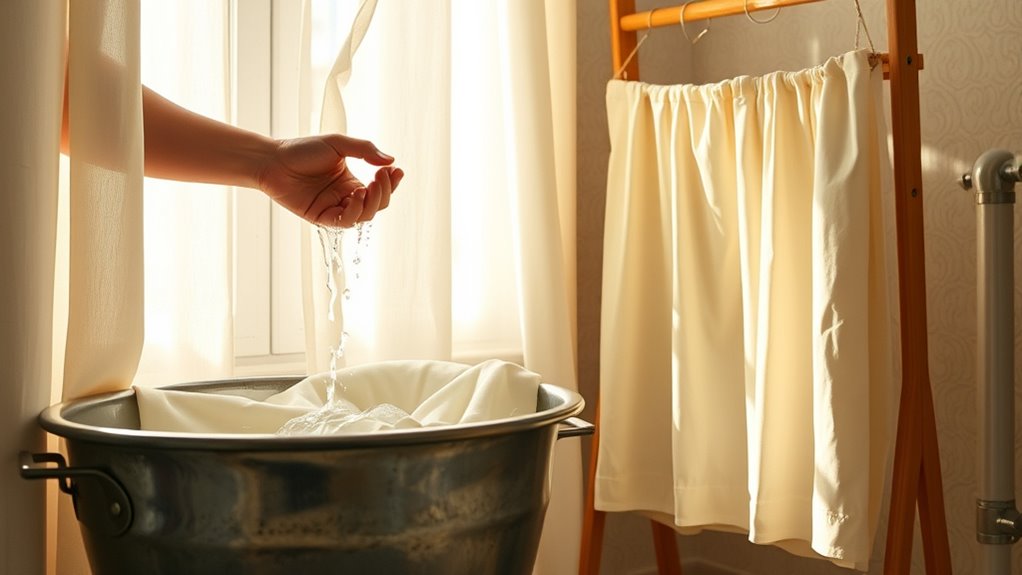 annual curtain and drape washing