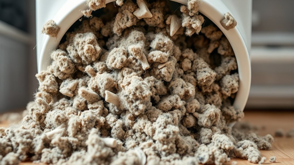 avoid overfilling vacuum dust