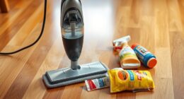 avoid steam and harsh cleaners