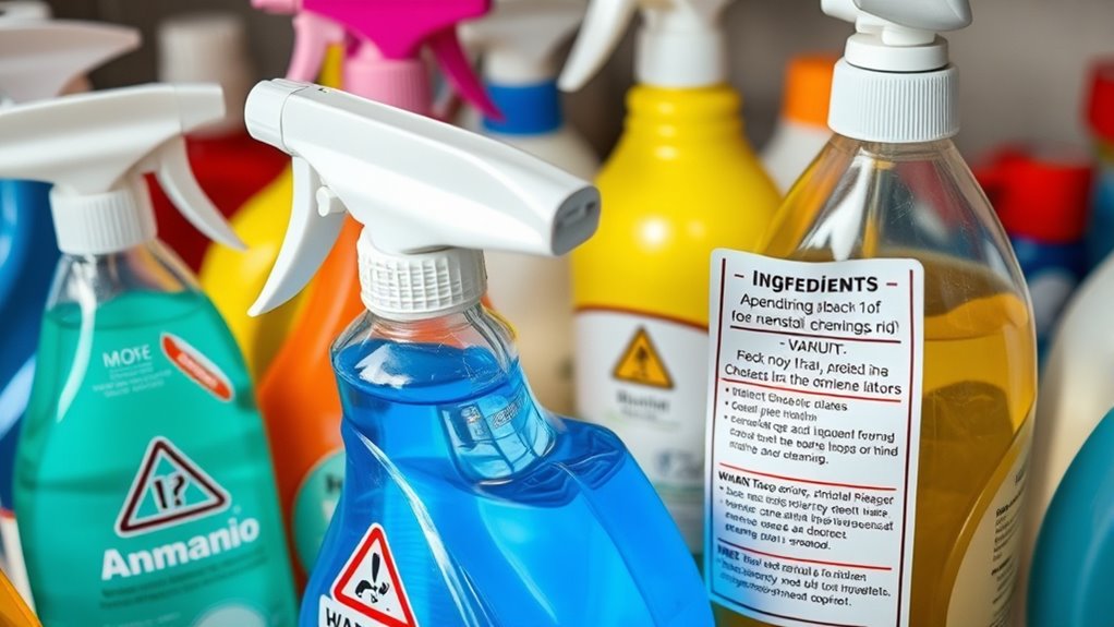 avoid toxic household chemicals