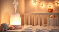 baby room humidifier lights