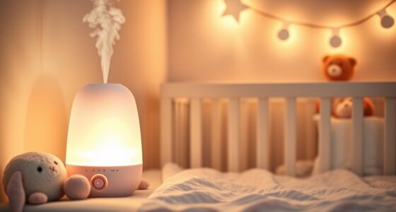 baby room humidifier lights