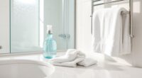 bathroom cleaning and laundry