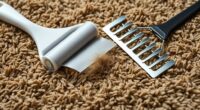 carpet hair and lint removal