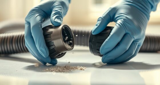 clean vacuum hose attachments