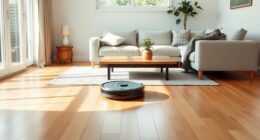 clear floors before vacuuming