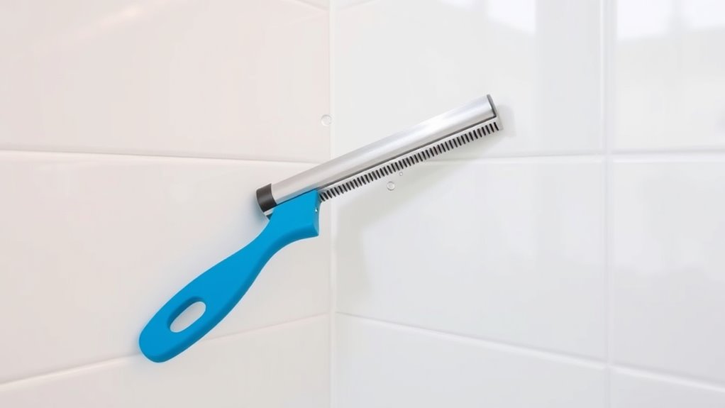 daily squeegee for mildew