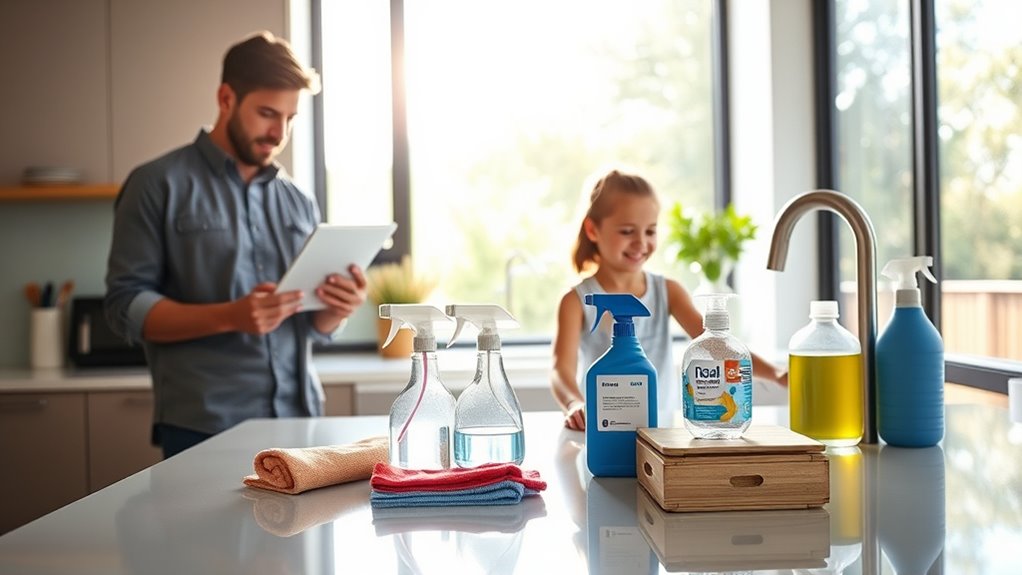 efficient household cleaning planning