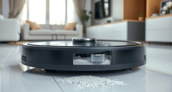 empty dustbin and sensors