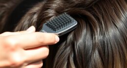 gentle brushing reduces shedding