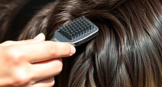 gentle brushing reduces shedding