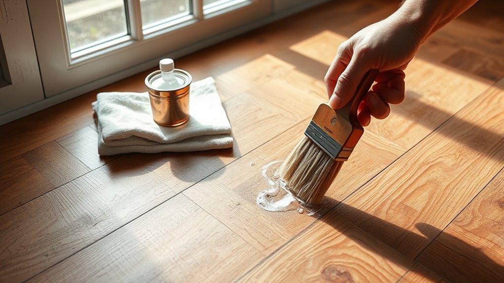 gentle mineral spirits cleaning