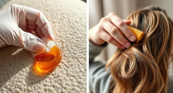 gum removal from upholstery