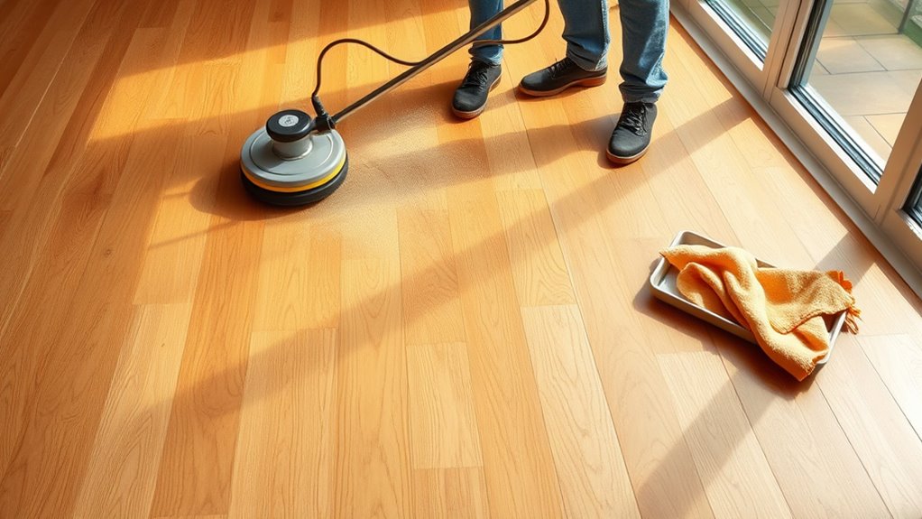 hardwood floor refinishing process