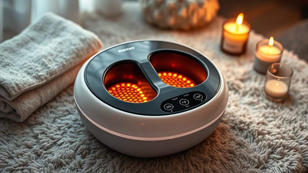 heated foot massager features