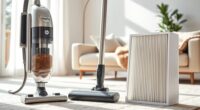 hepa vacuums clear allergens