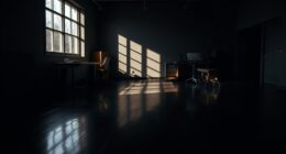 lighting and dark flooring