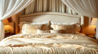 luxury king bed bedding
