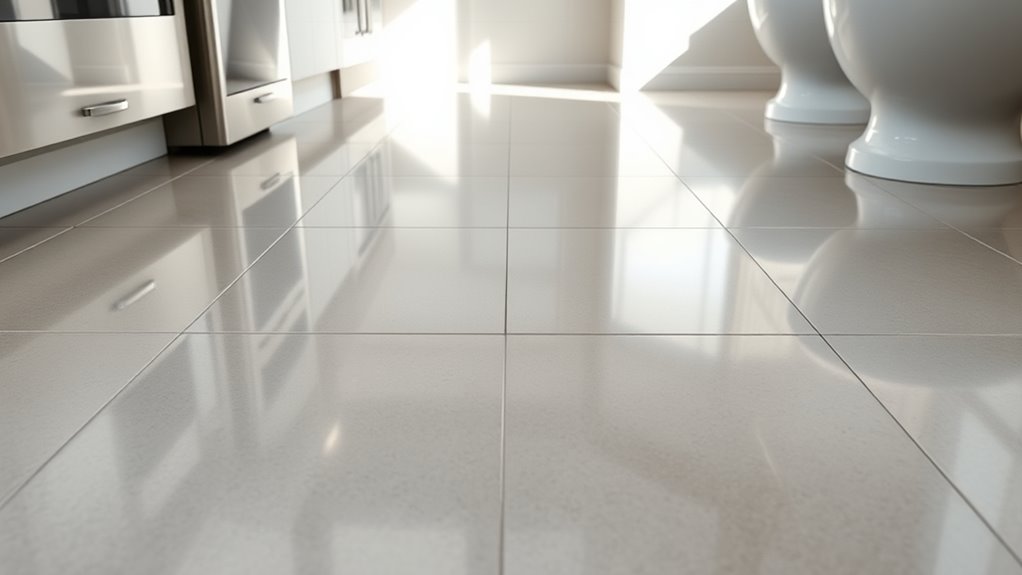 maintain clean sealed grout