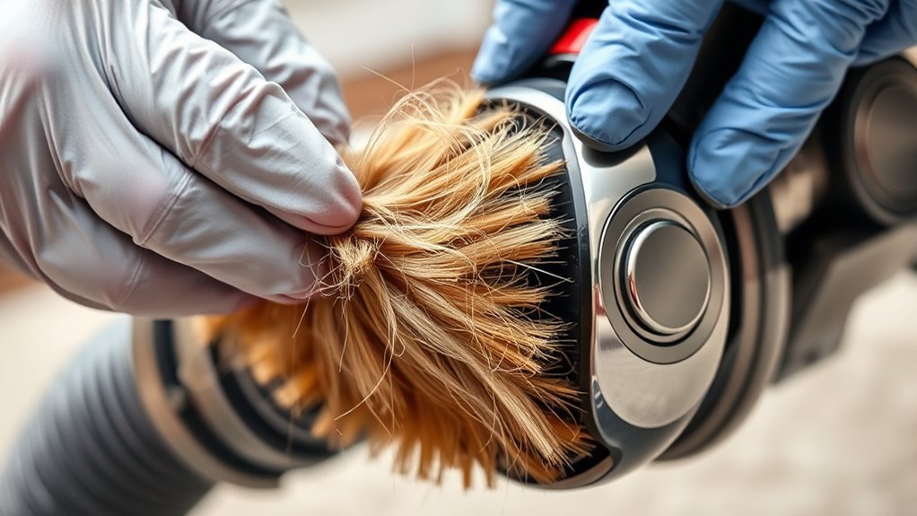 maintain vacuum roller regularly