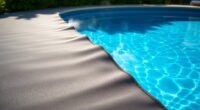 pool cover debris reduction