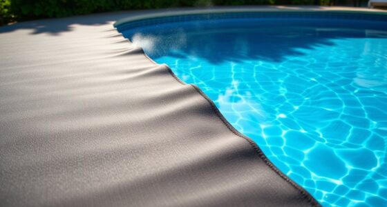 pool cover debris reduction