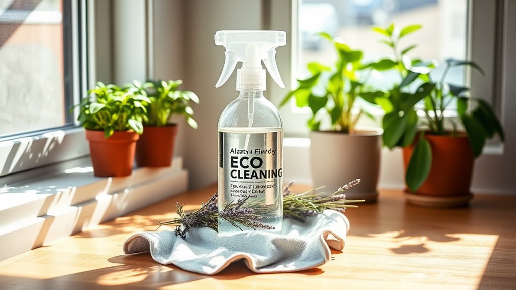 reduce vocs with green cleaning