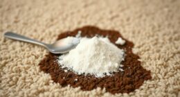 remove oil stains carefully