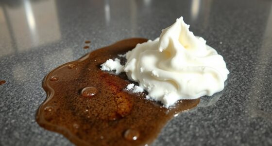 shaving cream dissolves grease