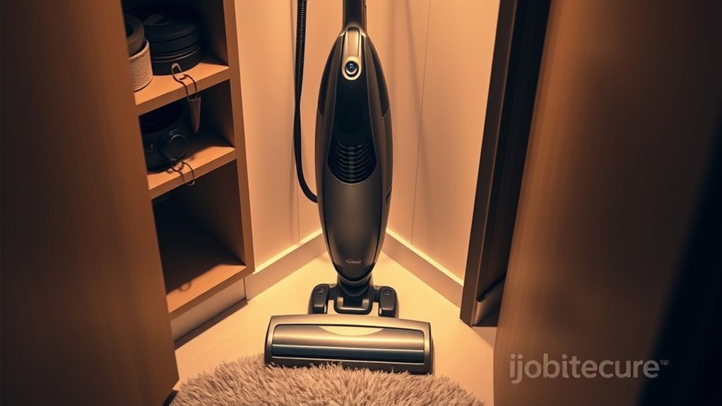 store vacuum properly and clean