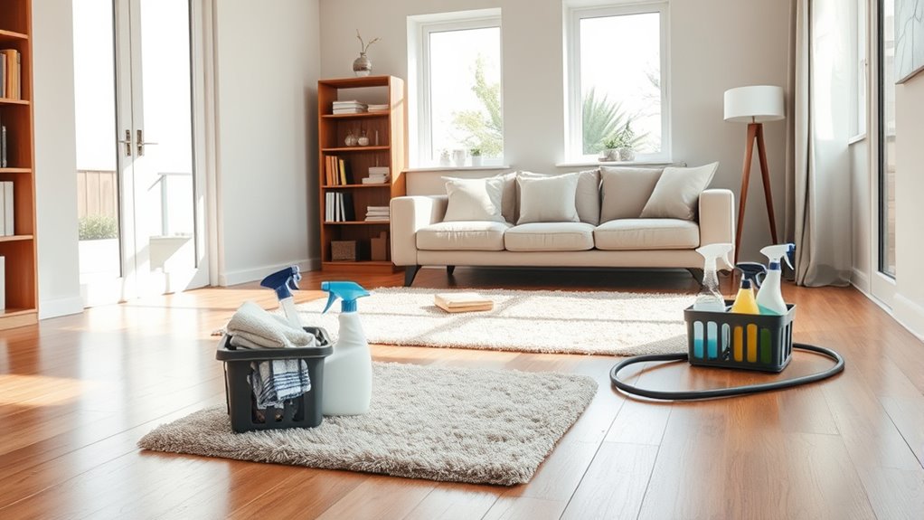 targeted room cleaning zones