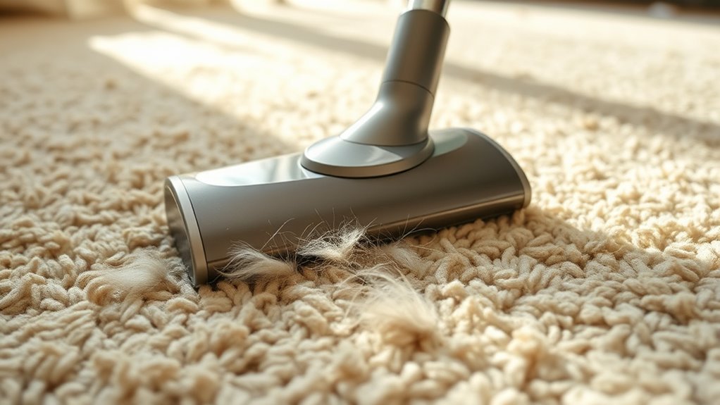 vacuum regularly for pets