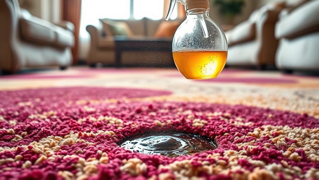 vinegar for stain removal