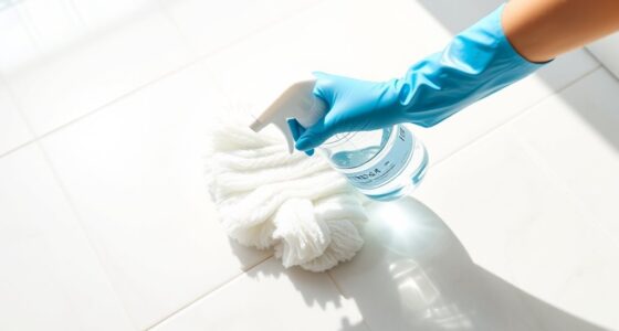 vinegar water tile cleaning