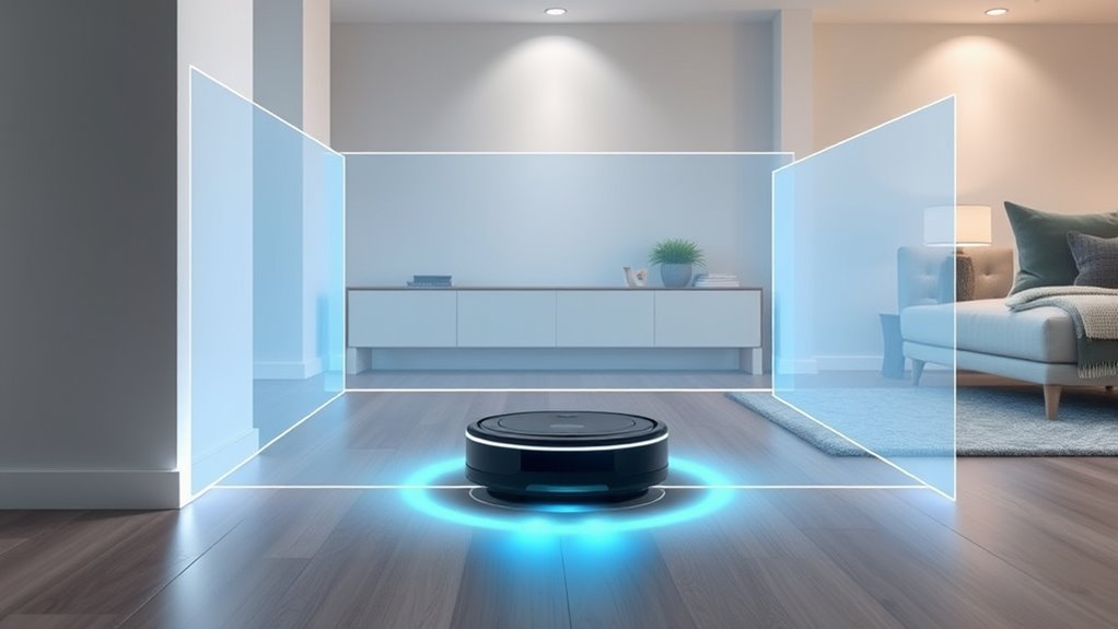 virtual boundaries for efficient cleaning