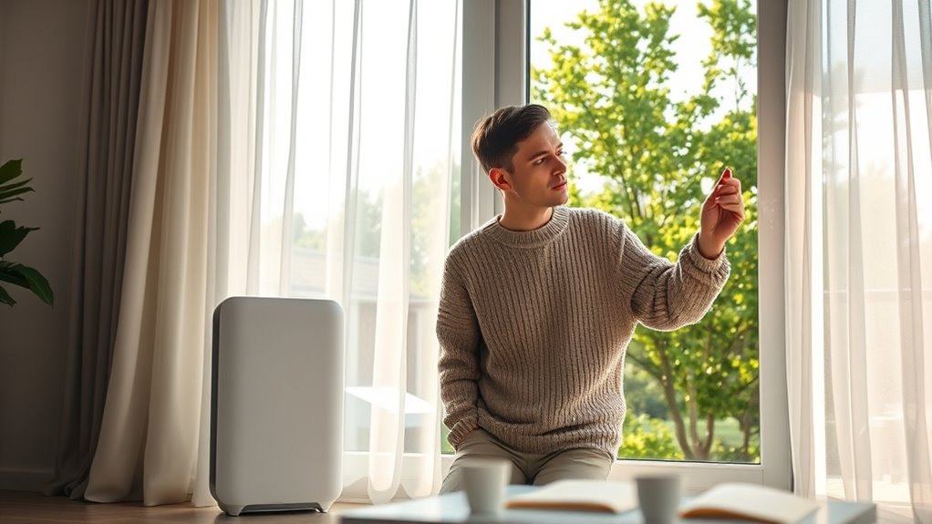 air purifier window opening tips